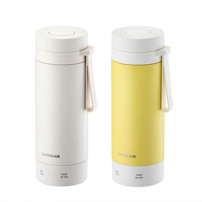 Bình Đun Giữ Nhiệt Lock&Lock Heating Tumbler 220 - 240V, 50 - 60Hz, 300W, 300Ml - 2 Màu (Ngà, Vàng Nhạt) image number null
